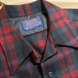 Pendleton wool plaid board shirt